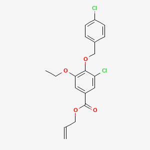 Allyl 3-chloro-4-((4-chlorobenzyl)oxy)-5-ethoxybenzoate