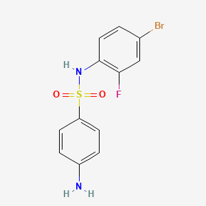 4-amino-N-(4-bromo-2-fluorophenyl)benzenesulfonamide