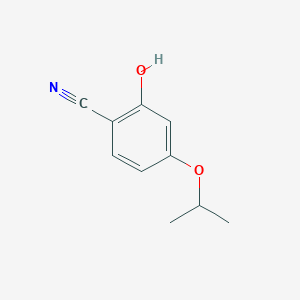 molecular formula C10H11NO2 B12997983 2-Hydroxy-4-isopropoxybenzonitrile 