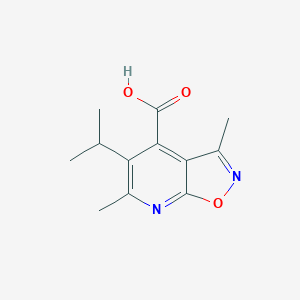 5-Isopropyl-3,6-dimethylisoxazolo[5,4-b]pyridine-4-carboxylic acid