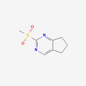 2-(Methylsulfonyl)-6,7-dihydro-5H-cyclopenta[d]pyrimidine