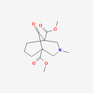 Dimethyl 3-methyl-9-oxo-3-azabicyclo[3.3.1]nonane-1,5-dicarboxylate