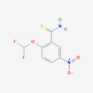 2-(Difluoromethoxy)-5-nitrobenzothioamide