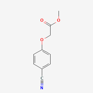 molecular formula C10H9NO3 B1299805 对甲基（4-氰基苯氧基）乙酸 CAS No. 272792-14-0
