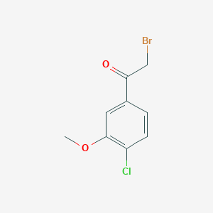 2-Bromo-1-(4-chloro-3-methoxyphenyl)ethanone