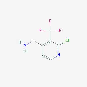 (2-Chloro-3-(trifluoromethyl)pyridin-4-yl)methanamine