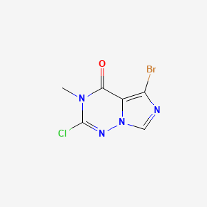 5-Bromo-2-chloro-3-methylimidazo[5,1-f][1,2,4]triazin-4(3H)-one