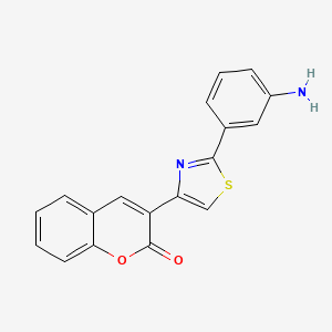 3-(2-(3-Aminophenyl)thiazol-4-yl)-2H-chromen-2-one