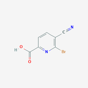 6-Bromo-5-cyanopicolinic acid