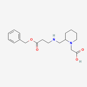 2-(2-(((3-(Benzyloxy)-3-oxopropyl)amino)methyl)piperidin-1-yl)aceticacid