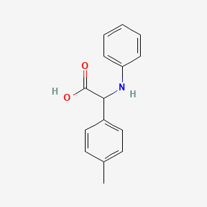 Phenylamino-p-tolyl-acetic acid