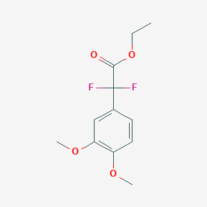 Ethyl 2-(3,4-dimethoxyphenyl)-2,2-difluoroacetate