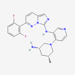 N-(4-((3S,5R)-3-Amino-5-methylpiperidin-1-yl)pyridin-3-yl)-2-(2,6-difluorophenyl)imidazo[1,5-b]pyridazin-7-amine