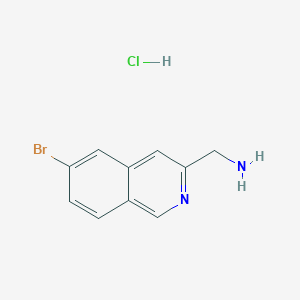 (6-Bromoisoquinolin-3-yl)methanamine hydrochloride