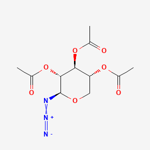 molecular formula C11H15N3O7 B1299822 2,3,4-Tri-O-acetyl-beta-D-xylopyranosyl azide CAS No. 53784-33-1