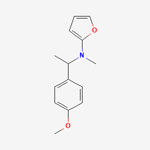 N-(1-(4-Methoxyphenyl)ethyl)-N-methylfuran-2-amine