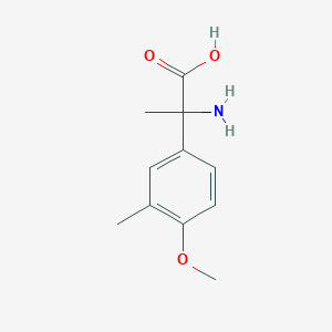 2-Amino-2-(4-methoxy-3-methylphenyl)propanoic acid