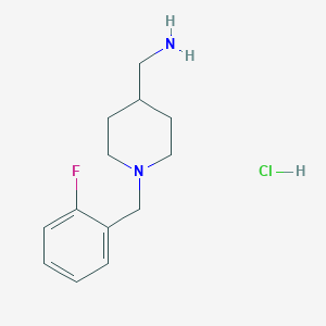 (1-(2-Fluorobenzyl)piperidin-4-yl)methanamine hydrochloride