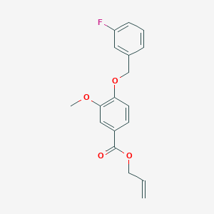 Allyl 4-((3-fluorobenzyl)oxy)-3-methoxybenzoate