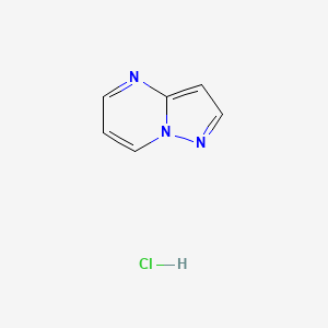 molecular formula C6H6ClN3 B12998299 Pyrazolo[1,5-a]pyrimidine hydrochloride 