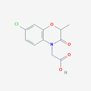 2-(7-Chloro-2-methyl-3-oxo-2H-benzo[b][1,4]oxazin-4(3H)-yl)acetic acid