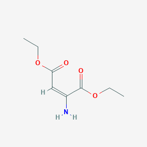 molecular formula C8H13NO4 B12998356 Diethyl 2-aminomaleate 