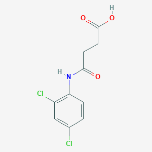 molecular formula C10H9Cl2NO3 B1299836 4-(2,4-Dichloroanilino)-4-oxobutanoic acid CAS No. 17722-66-6