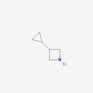 molecular formula C6H11N B12998396 3-Cyclopropylazetidine 