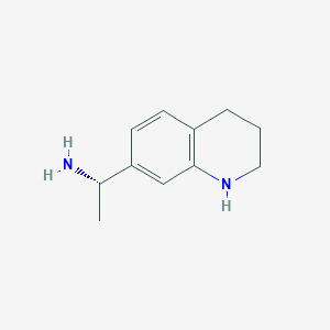 (S)-1-(1,2,3,4-Tetrahydroquinolin-7-yl)ethan-1-amine