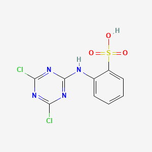 2-((4,6-Dichloro-1,3,5-triazin-2-yl)amino)benzenesulfonic acid