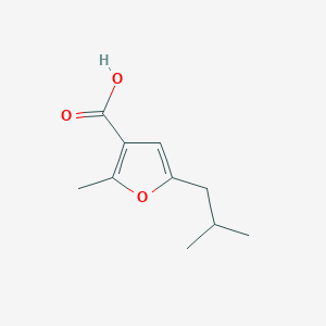 5-Isobutyl-2-methyl-furan-3-carboxylic acid