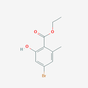 Ethyl 4-bromo-2-hydroxy-6-methylbenzoate