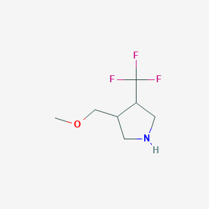 3-(Methoxymethyl)-4-(trifluoromethyl)pyrrolidine