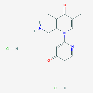 2-(Aminomethyl)-3,5-dimethyl-4H-[1,2'-bipyridine]-4,4'(5'H)-dione dihydrochloride