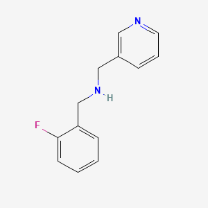 molecular formula C13H13FN2 B1299865 (2-氟代-苄基)-吡啶-3-基甲基-胺 CAS No. 500221-74-9