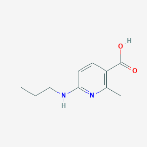 2-Methyl-6-(propylamino)nicotinic acid