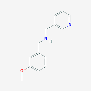 molecular formula C14H16N2O B1299866 (3-Methoxy-benzyl)-pyridin-3-ylmethyl-amine CAS No. 510723-55-4