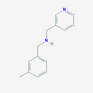 molecular formula C14H16N2 B1299867 (3-Methyl-benzyl)-pyridin-3-ylmethyl-amine CAS No. 510723-59-8