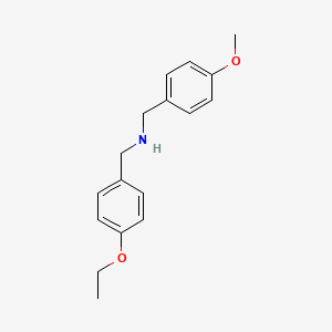 molecular formula C17H21NO2 B1299868 (4-Ethoxy-benzyl)-(4-methoxy-benzyl)-amine CAS No. 510723-64-5