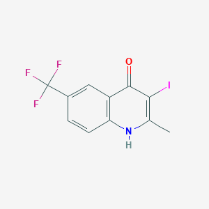 3-Iodo-2-methyl-6-(trifluoromethyl)quinolin-4(1H)-one