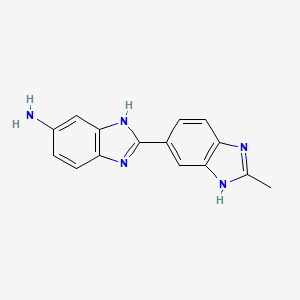 B1299870 2'-Methyl-1H,1'H-[2,5']bibenzoimidazolyl-5-ylamine CAS No. 505078-87-5