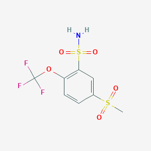 5-(Methylsulfonyl)-2-(trifluoromethoxy)benzenesulfonamide