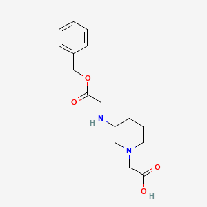 2-(3-((2-(Benzyloxy)-2-oxoethyl)amino)piperidin-1-yl)aceticacid