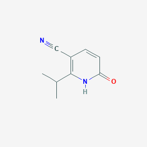 molecular formula C9H10N2O B12998783 2-Isopropyl-6-oxo-1,6-dihydropyridine-3-carbonitrile 