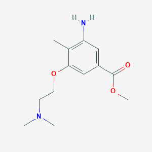 Methyl 3-amino-5-(2-(dimethylamino)ethoxy)-4-methylbenzoate