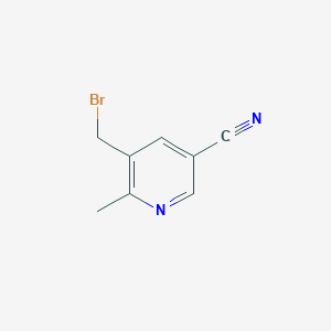 5-(Bromomethyl)-6-methylnicotinonitrile