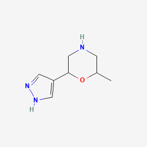 2-Methyl-6-(1H-pyrazol-4-yl)morpholine