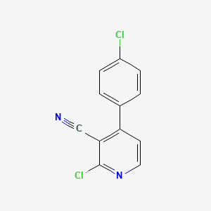 2-Chloro-4-(4-chlorophenyl)nicotinonitrile