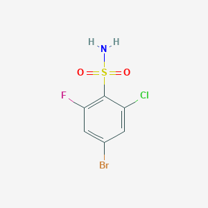 4-Bromo-2-chloro-6-fluorobenzenesulfonamide