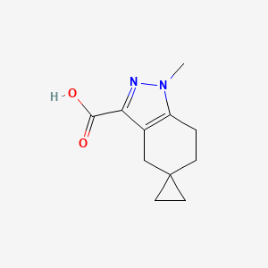 1'-Methyl-1',4',6',7'-tetrahydrospiro[cyclopropane-1,5'-indazole]-3'-carboxylic acid